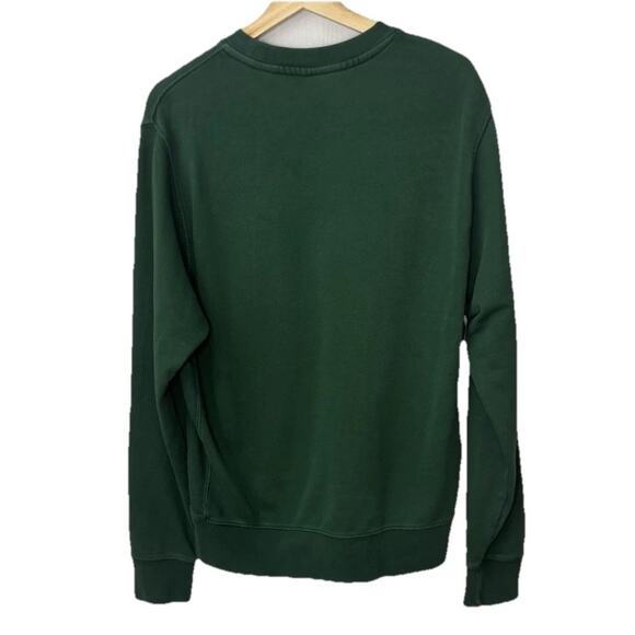 Nike Sweatshirt Mens Sportswear Club Fleece French Terry Size Small Green Crew - Picture 6 of 9